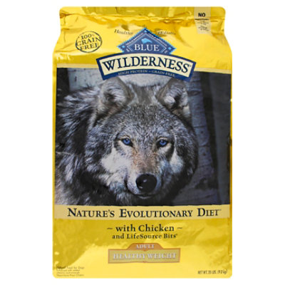 Blue Wilderness Adult Dog Healthy Weight Chicken - 20 LB - Pavilions