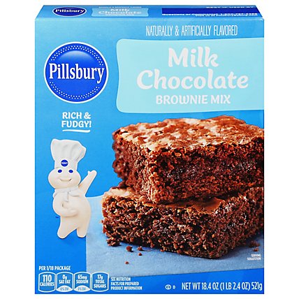 Pillsbury Milk Choc Brownie Mix - 18.4 OZ - Image 3