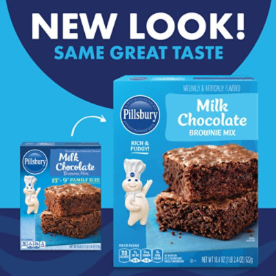 Pillsbury Milk Choc Brownie Mix - 18.4 OZ - Image 2