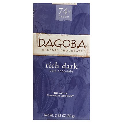 Dagoba Org Choc Bar New Moon - 2.83 OZ - Image 1