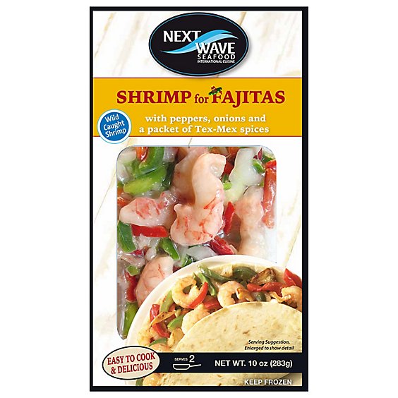 Next Wave Seafood Shrimp For Fajitas - 10 Oz
