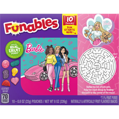 Funables Barbie Fruit Snacks - 8 Oz. - Image 3