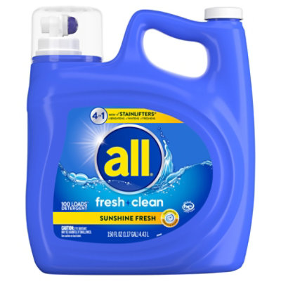 all Laundry Detergent Liquid Stainlifter 100 Loads - 150 Fl. Oz.