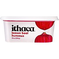 Ithaca Fresh Lemon Beet Hummus - 10 OZ - Image 2