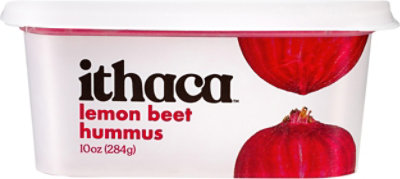 Ithaca Fresh Lemon Beet Hummus - 10 OZ - Image 2