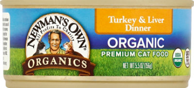 Newmans Own Can For Cats Turkey & Liver Grain Free - 5.5 OZ - Image 2