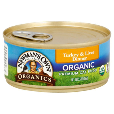 Newmans Own Can For Cats Turkey & Liver Grain Free - 5.5 OZ - Image 1