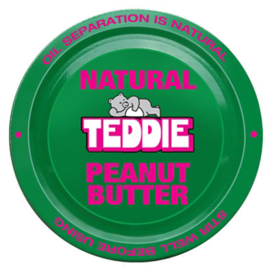 Teddie All Natural Smooth Peanut Butter - 16 OZ - Image 2