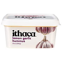Ithaca Fresh Lemon Garlic Hummus - 10 OZ - Image 1