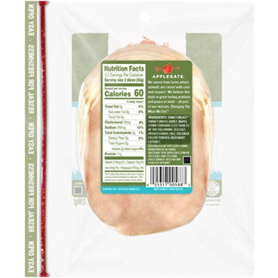 Applegate Farms Sliced Honey Turkey - 7 OZ - Image 5