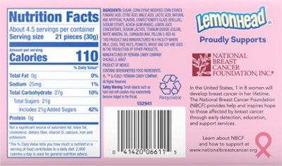 Lemonhead Chewy Pink Lemonade Candy - 5 OZ - Image 6