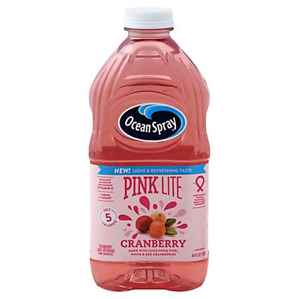 Ocean Spray Pink Lite Cranberry Juice - 64 FZ - Image 3