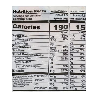 LikeMeat Chick'n Wings Plant Based - 16 oz - Image 4