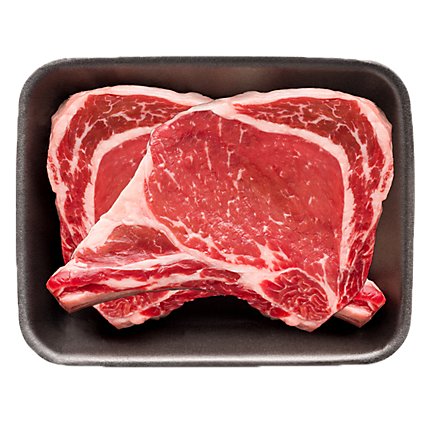 Beef Rib Steak Thin Bone In Imported Value Pack - LB - Image 1
