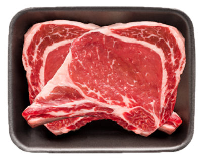 Beef Rib Steak Thin Bone In Imported Value Pack - LB