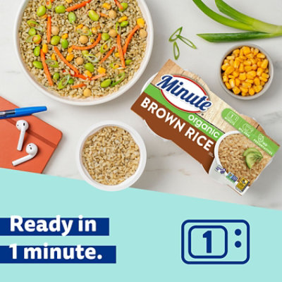 Minute Ready To Serve Organic Brown Rice - 2-4.4 OZ - Image 3