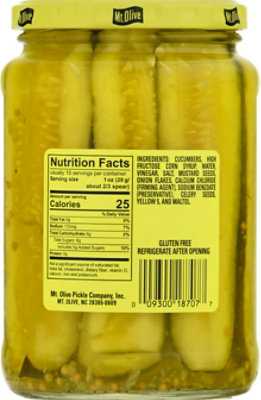 Mt Olive Bread And Butter Zesty Pickle Strips - 24 FZ - Image 6