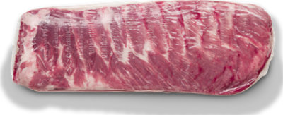 Pork Loin Backrib Portions Prev Fz - 3 Lb - Image 1