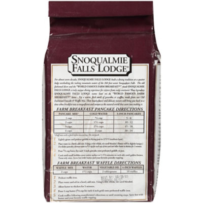 Snoqualmie Falls Lodge Old Fashioned Pancake & Waffle Mix - 5 Lb - Image 5