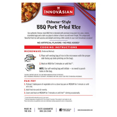InnovAsian Chinese Style BBQ Pork Fried Rice - 16 Oz - Image 8