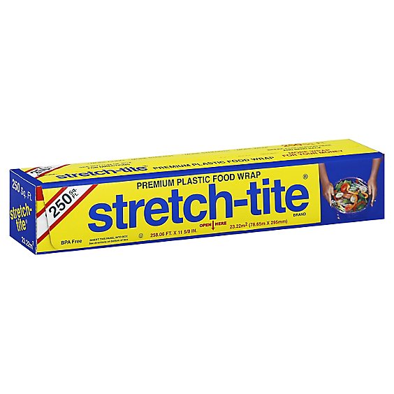 Stretch Tite Premium Plastic Food Wrap - 250 SF