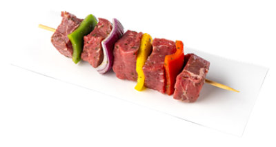 Beef Kabob With teriyaki Marinade 5% Solution - 1 Lb - Image 1