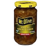Mt Olive Sweet Sliced Cube Pickles - 12 FZ