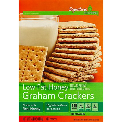 Signature Select Graham Cracker Low Fat - 14.4 OZ - Image 2