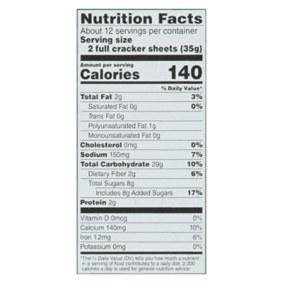 Signature SELECT Graham Cracker Low Fat - 14.4 OZ - Image 4