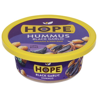 Hope Foods Organic Black Garlic Hummus 8 Oz Safeway 0189