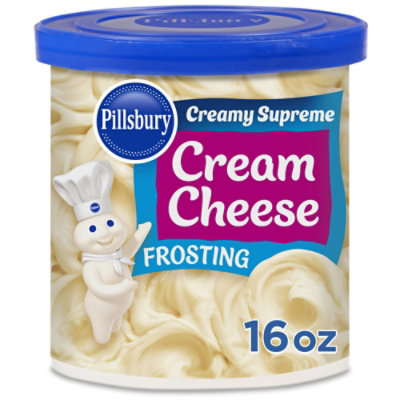 Pillsbury Creamy Supreme Cream Cheese Frosting Tub - 12 Oz - Image 1