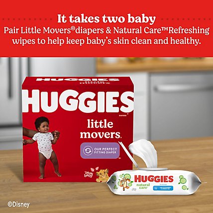 Huggies Natural Care Refreshing Baby Wipes Scented 1 Refill Pack - 184 Count - Image 8