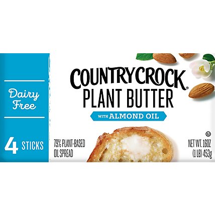 Country Crock Plant Butter Almond Spread - 1 LB - Image 2