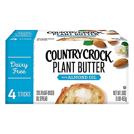 Country Crock Plant Butter Almond Spread - 1 LB - Image 1