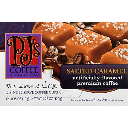 Pj's Coffee Salted Caramel Single Serve - 12 CT - Image 5