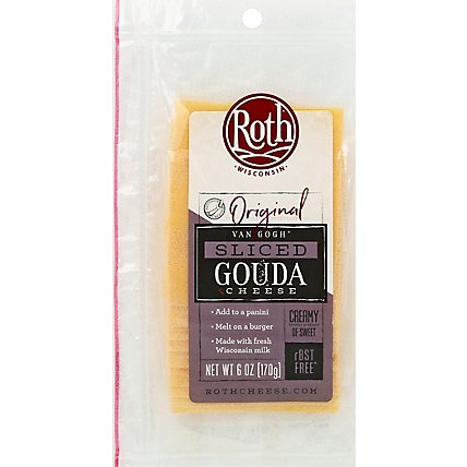 Roth Original Sliced Van Gogh Gouda Cheese - 6 Oz. - Image 2