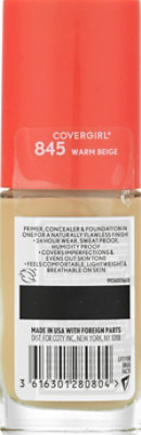 COVERGIRL Outlast Extreme Wear SPF 18 845 Warm Beige 3 In 1 Foundation - 1 Fl. Oz. - Image 5