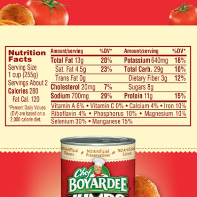 Chef Boyardee Jumbo Spaghetti And Meatballs - 14.5 Oz - Image 3