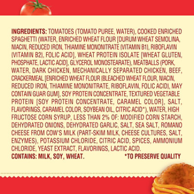 Chef Boyardee Jumbo Spaghetti And Meatballs - 14.5 Oz - Image 5