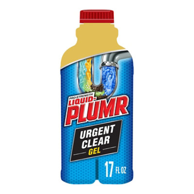 Liquid-Plumr Industrial Strength Urgent Clear Liquid Drain Cleaner - 17 Oz - Image 1