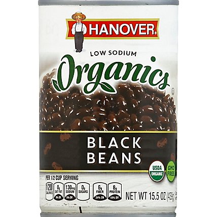 Hanover Organic Black Beans - 15.5 OZ - Image 2