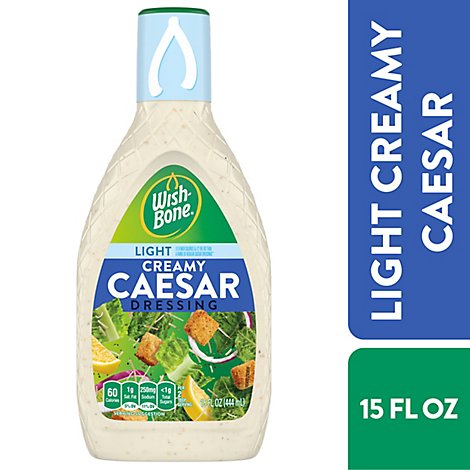 Wishbone Light Creamy Caesar Drsg - 15 OZ