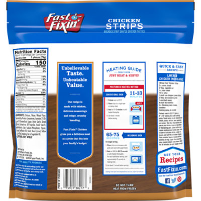 Fast Fixin Chicken Breast Strips Made With White Meat - 24 OZ - Image 4