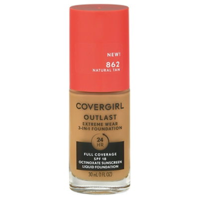 Covergirl Outlast Extreme Wear Lmu Spf Us 862 Natural Tan - EA