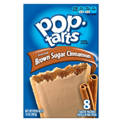 Pop Tarts Toaster Pastries Frosted Brown Sugar Cinnamon 14 Oz Safeway