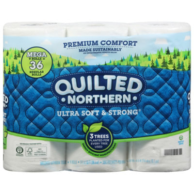 Quilted Northern Ultra Soft & Strong 9 Mega Roll Toilet Paper - 9 RL - Image 2