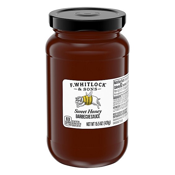 F.whitlock & Sons Bbq Sauce Honey - 15.5 OZ