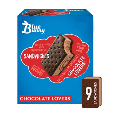 Blue Bunny Chocolate Lovers Sandwich - 4.25 Fl. Oz. - Image 2