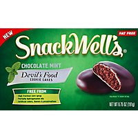 Snackwells Devils Food Chocolate Mint Cookie Cakes - 6.75 OZ - Image 2