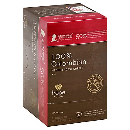 Hope Prod Coffee Columbian Ss 12pc - 4.6 OZ - Image 1